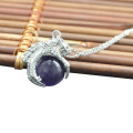 Großhandel Modeschmuck Amethyst Kugel Drachen Klaue Anhänger